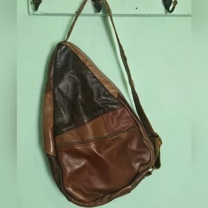 Cross Body Bag Unisex Healthy Back Leather